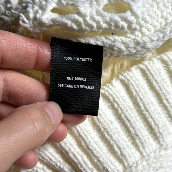 Torrid Cream Open Weaver Sweater Size 00 - Picture 8 of 9